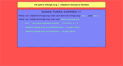 Desktop Screenshot of 10jahre.klingt.org